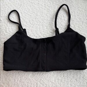 Onia Black Bikini Top